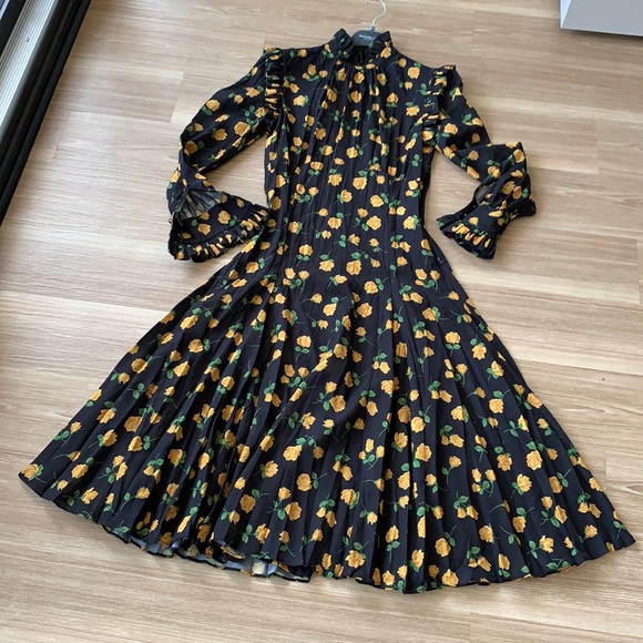 Clothing Michael Kors Floral Midi Dresses Michael Michael Kors